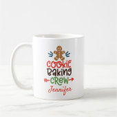 Personalized Cookie Baking Crew Kaffeetasse (Links)