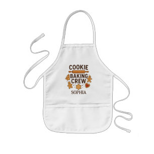 Personalized Cookie Baking Crew Kinderschürze