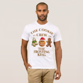 Personalized Cookie Crew Funny Christmas Matching T-Shirt (Vorne ganz)