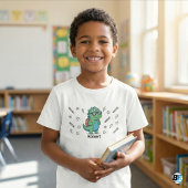 Personalized Cool Dinosaur Monster Back to School T-Shirt