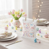 Personalized Coquette Bunny & Pink Bow Easter Geschenktütchen