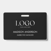 Personalized Corporate Business Logo Modern ID Ausweis (Vorderseite)