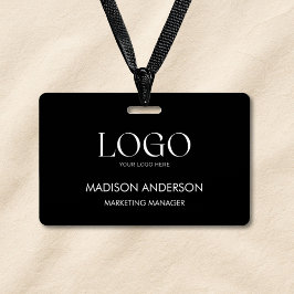 Personalized Corporate Business Logo Modern ID Ausweis