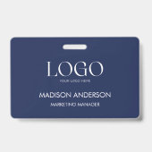 Personalized Corporate Business Logo Modern ID Ausweis (Front)