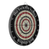 Personalized Corporate Dartboard Office Decor Dartscheibe (Vorderseite Links)