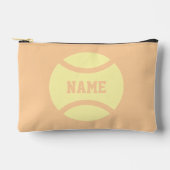 Personalized cosmetics bag pouch with tennis print zubehörtasche (Vorderseite)