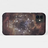 Personalized Cosmic Nebula Constellation Galaxy  Case-Mate iPhone Hülle (Rückseite (Horizontal))