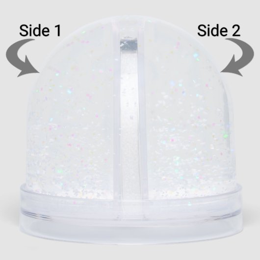 Personalized Cosmic Rainbow Schneekugeln (Seite)