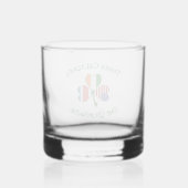 Personalized Costa Rican Irish American Shamrock Whiskyglas (Rückseite)