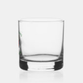 Personalized Costa Rican Irish American Shamrock Whiskyglas (Links)