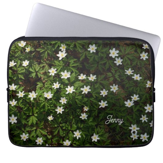 Personalized Cottagecore and Wildflower Laptopschutzhülle (Vorderseite)