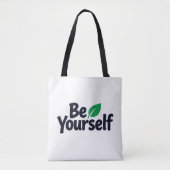 Personalized Cotton Tote Bag – Custom Reusable Bud Tasche (Vorderseite)