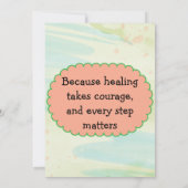 Personalized Counseling Appreciation Note – Custom Dankeskarte (Rückseite)