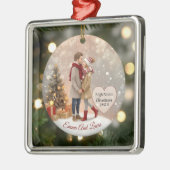 Personalized Couple Christmas Ornament – Custom Na (Links)