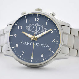 Personalized couple in love  wedding gift armbanduhr