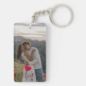Personalized Couple Keychain with Photo – Custom Schlüsselanhänger (Rückseite)