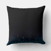 Personalized Couple Name Starry Night Glitter Kissen (Rückseite)