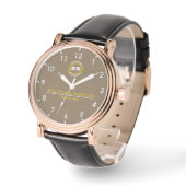 Personalized couple names minimal monogram armbanduhr (Winkel)