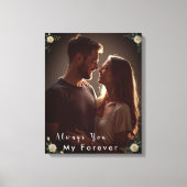 ✅Personalized Couple Photo |Custom Engagement Gift Leinwanddruck (Vorderseite)