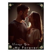 ✅Personalized Couple Photo |Custom Engagement Gift Poster (Vorderseite)