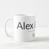 Personalized Couples Mug – Custom Names & Year Gif Kaffeetasse (Links)
