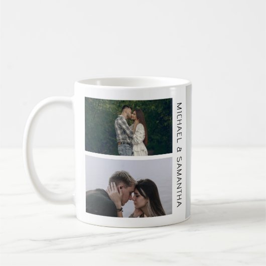 Personalized Couples Photo Gift Kaffeetasse (Links)
