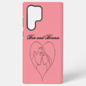 Personalized Couples Samsung & iPhone Case Galaxy Hülle (Rückseite)