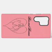 Personalized Couples Samsung & iPhone Case Samsung Galaxy Hülle (Rückseite (Horizontal))