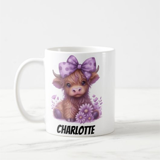 Personalized Cow animal lovers Thanksgiving Kaffeetasse (Links)