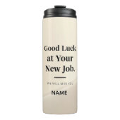 Personalized Coworker Farewell Mug – Custom Gift Thermosbecher (Vorderseite)
