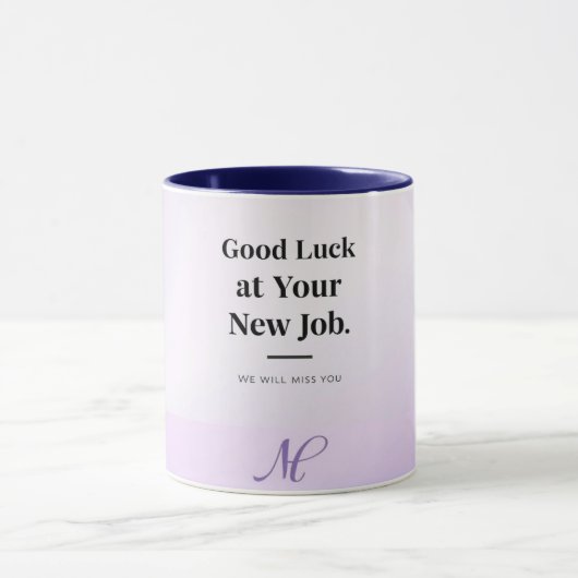 Personalized Coworker Farewell Mug – Custom Name Tasse (Zentrum)