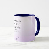 Personalized Coworker Farewell Mug – Custom Name Tasse (VorderseiteRechts)