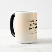 Personalized Coworker Farewell Mug – Custom Name Verwandlungstasse (Vorderseite Links)