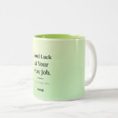 Personalized Coworker Farewell Mug – Custom Name Zweifarbige Tasse (VorderseiteRechts)