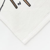 Personalized Cozy Daughter Gift Cute Self Care Fleecedecke (Ecke)