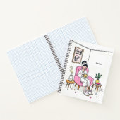 Personalized Cozy Daughter Gift Cute Self Care Notizblock (Innenseite)