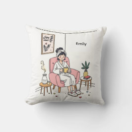 Personalized Cozy Mom Gift Cute Self Care Relaxing Kissen