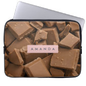 Personalized Creamy Milk Chocolate Chunk  Laptopschutzhülle (Vorderseite)