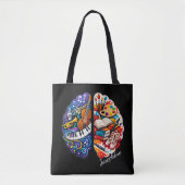 Personalized Creative Brain Arts & Music Name Chic Tasche (Vorderseite)