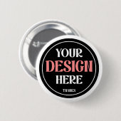 Personalized, creative, elegant & timeless button (Vorne & Hinten)