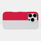 Personalized Crimson iPhone Case with Custom Hülle (Rückseite (Horizontal))