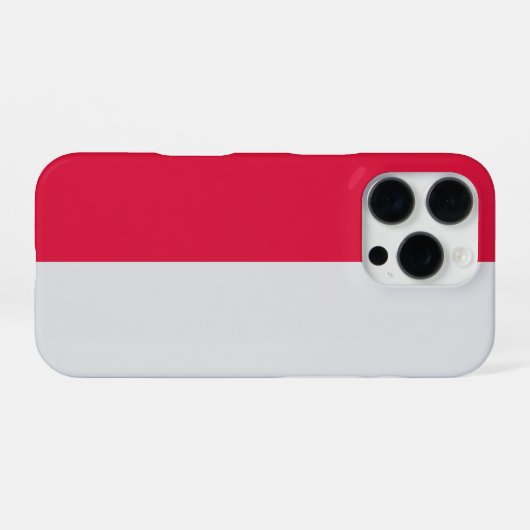 Personalized Crimson iPhone Case with Custom Hülle (Rückseite (Horizontal))