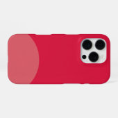 Personalized Crimson iPhone Case with Custom Hülle (Rückseite (Horizontal))