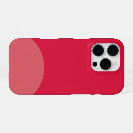 Personalized Crimson iPhone Case with Custom Hülle (Rückseite (Horizontal))