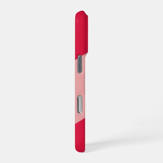 Personalized Crimson iPhone Case with Custom Hülle (Rechte Seite)