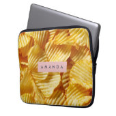 Personalized Crispy Potato Chip Design Laptopschutzhülle (Vorderseite Links)