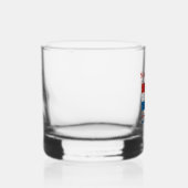 Personalized Croatia Flag  Whiskyglas (Rechts)