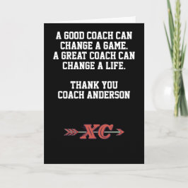 Personalized Cross Country Coach From Team XC Karte