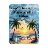 Personalized Cruise Cabin Door Magnet (Vertikal)