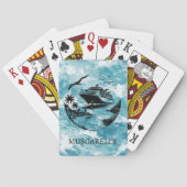 Personalized Cruise Ship Spielkarten (Rückseite)